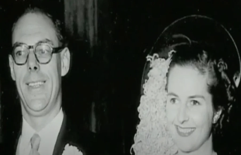 Wedding to Denis Thatcher